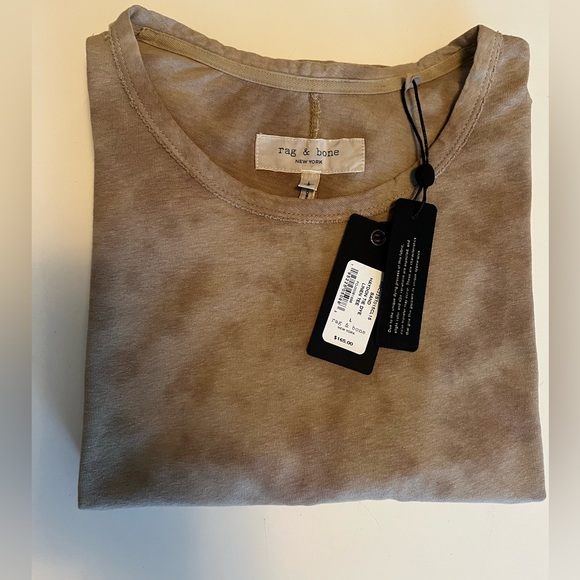 Rag & Bone Haydon Tie Dye Linen T shirt - Picture 3 of 4